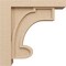 Ekena Millwork 5"W x 20"D x 20"H Thin Alma Rough Cedar Woodgrain TimberThane Corbel, Primed Tan CORUR05X20X20ALMRCPR - alternate 4
